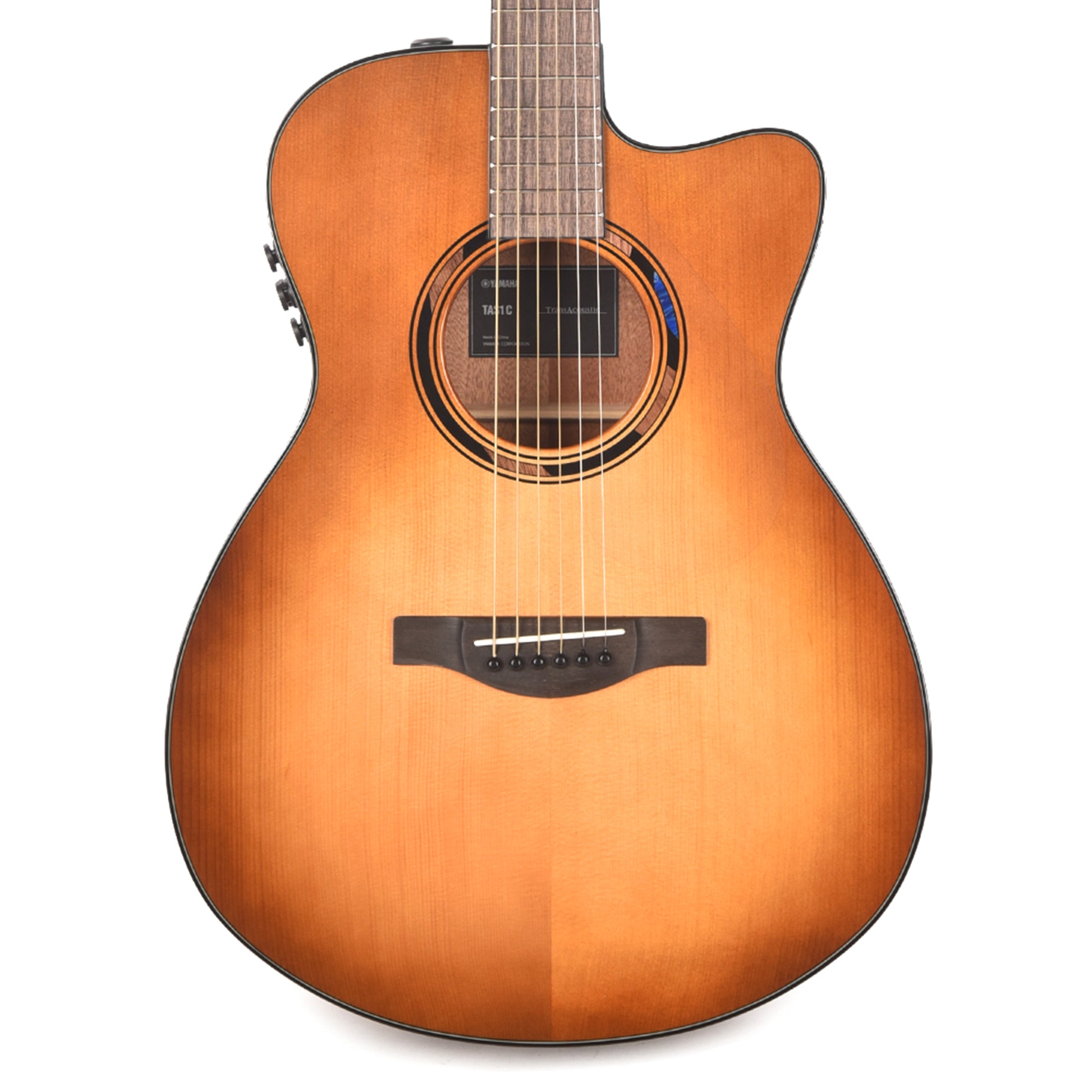 Yamaha TAS1 C TransAcoustic Acoustic-Electric Guitar w/ Built In Effects Sand Burst Acoustic Guitars