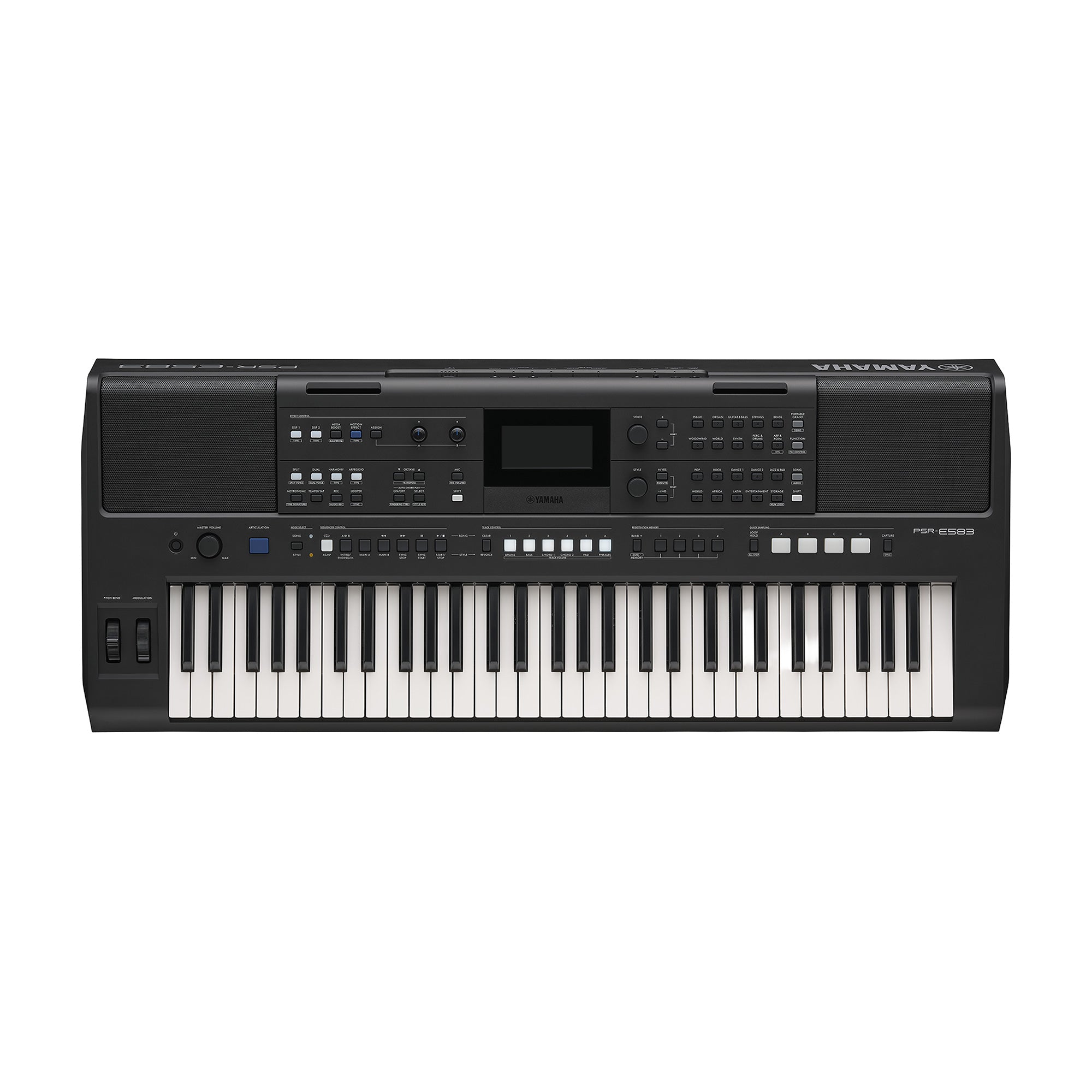 Yamaha PSR-510 61鍵盤 ヤマハ キーボード Yamaha PSR-510 61-Key MIDI Portable Keyboard Synthesizer - Black