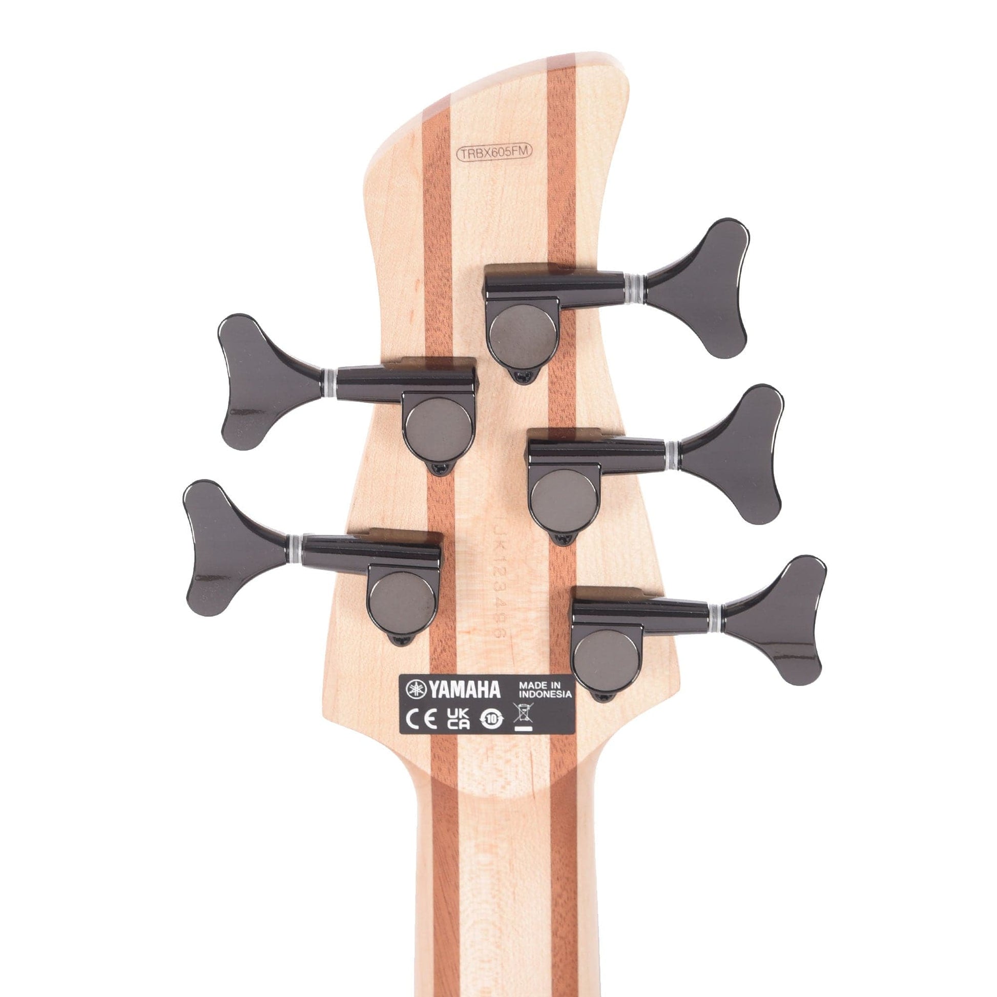 Yamaha TRBX605FM 5-String Bass Matte Amber w/Flame Maple Top Bass Guitars / 5-String or More
