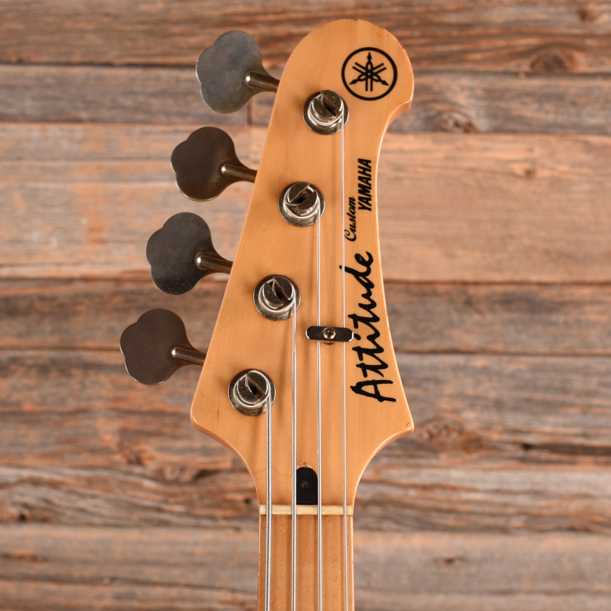 Yamaha Attitude Custom Silver Bass Guitars