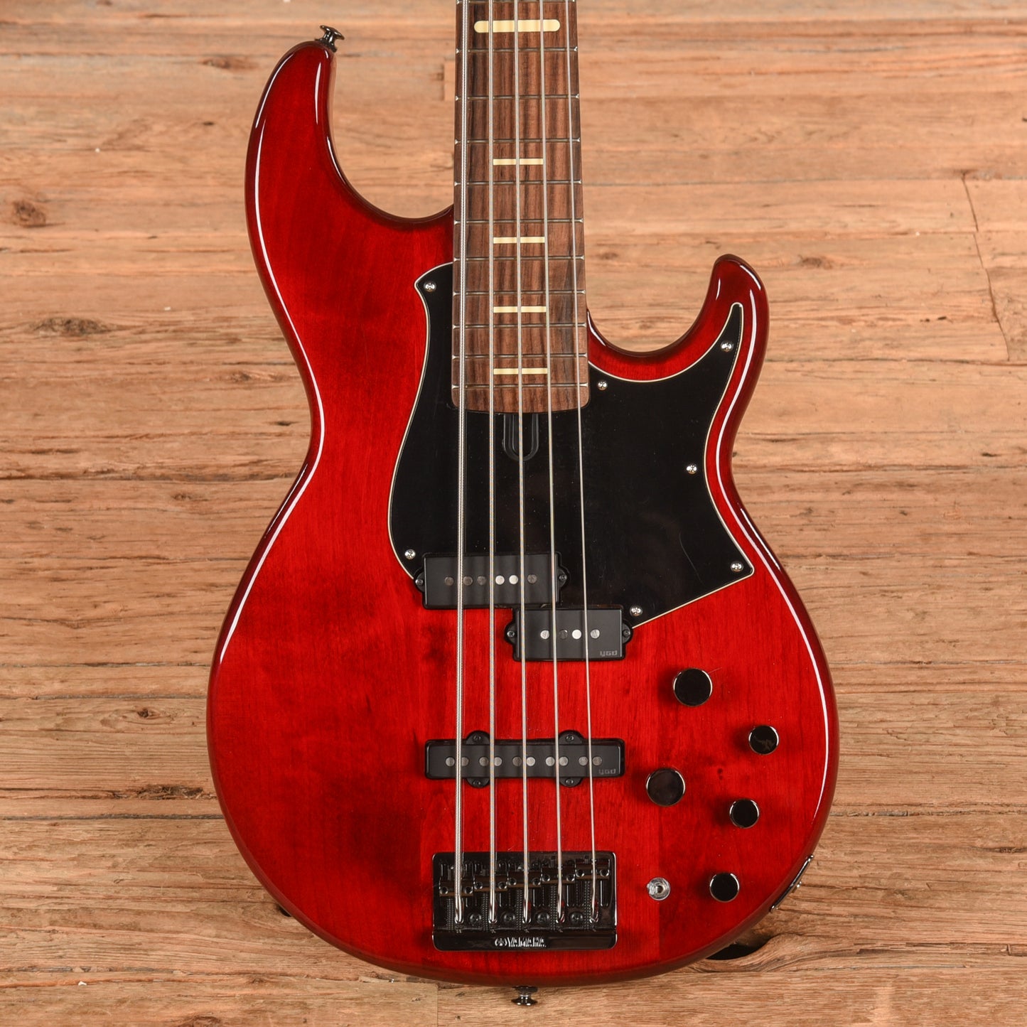 Yamaha BB735A-FRD with Active Electronics Fired Red Bass Guitars