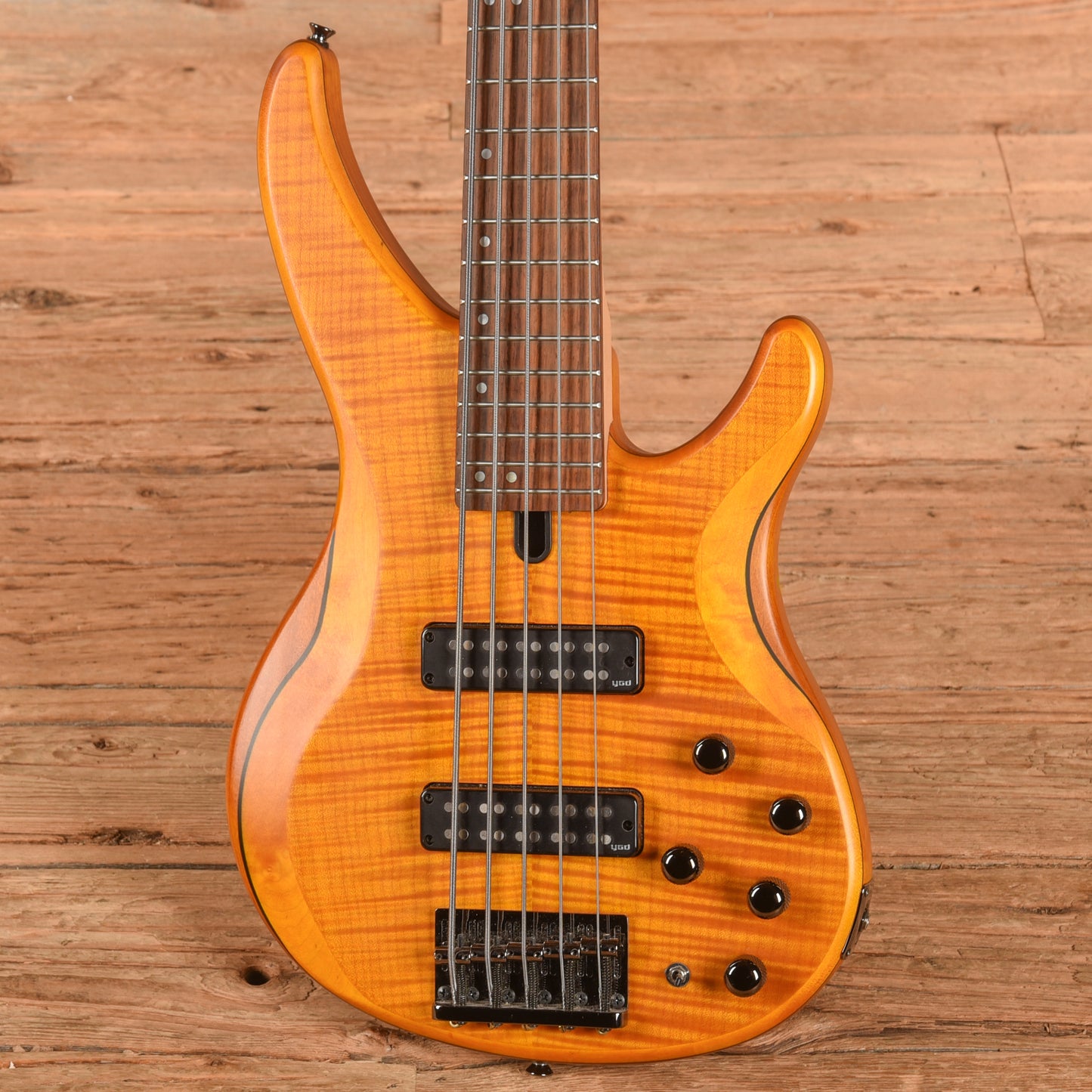 Yamaha TRBX605FM-5 String Satin Natural Bass Guitars