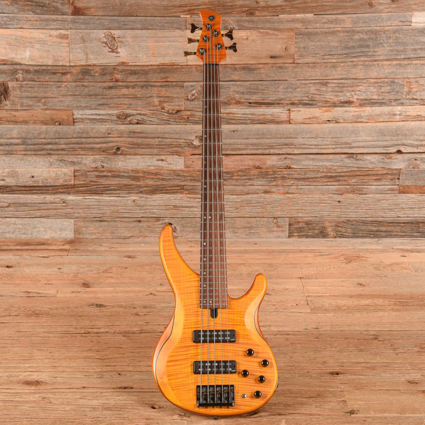 Yamaha TRBX605FM-5 String Satin Natural Bass Guitars