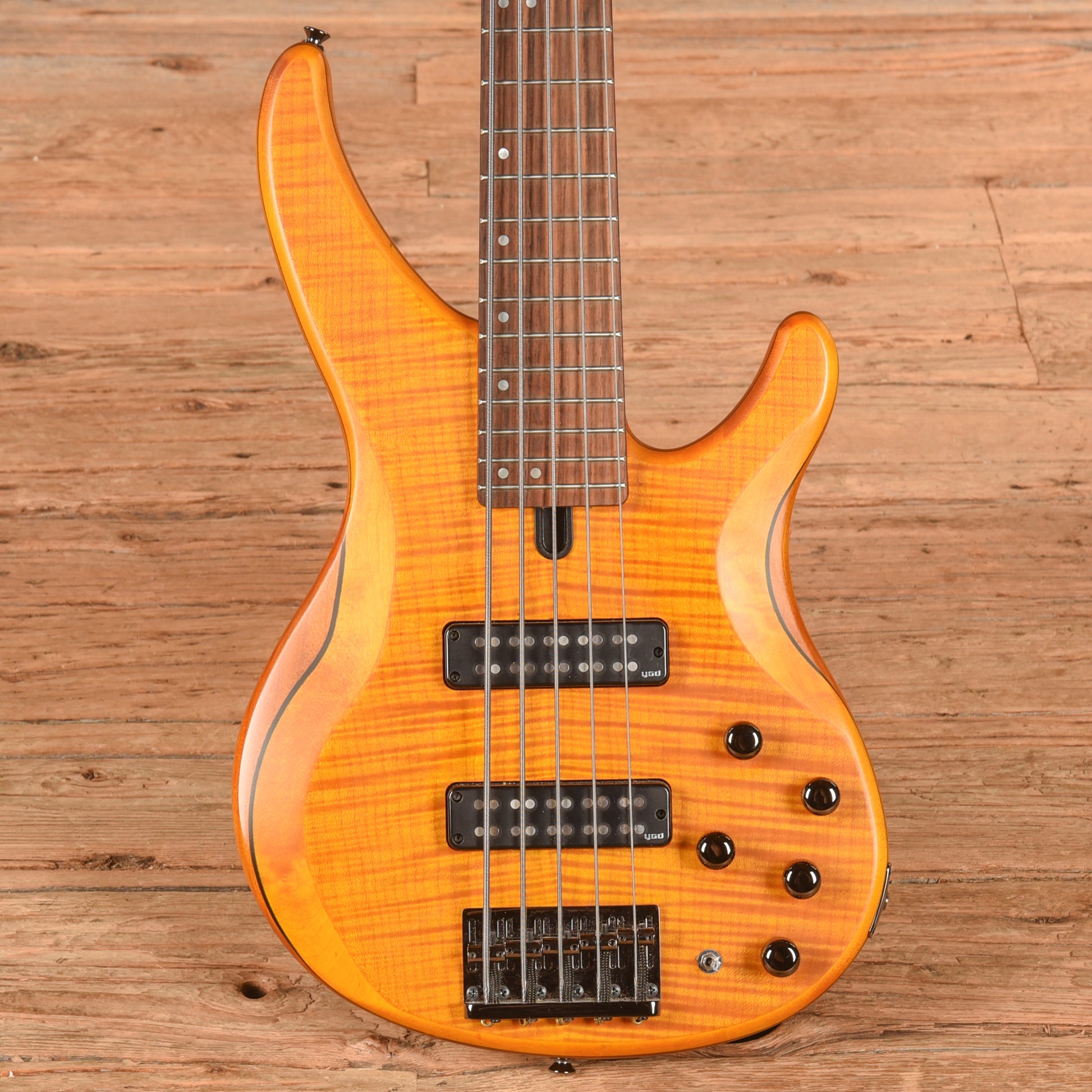 Yamaha TRBX605FM-5 String Satin Natural Bass Guitars