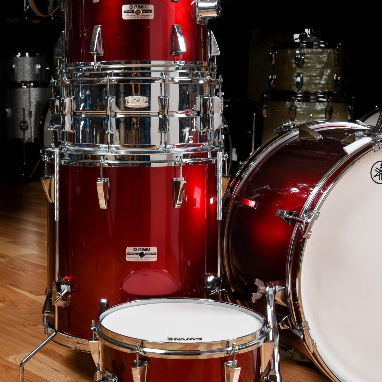 Yamaha 12/13/15/22/5.5x14 5000 Cranberry Red USED Drums and Percussion / Acoustic Drums / Full Acoustic Kits