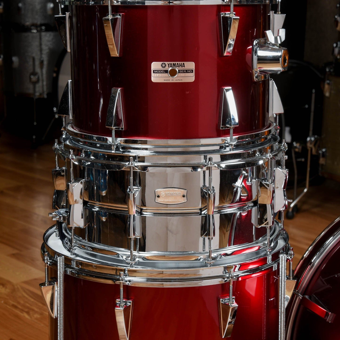 Yamaha 12/13/15/22/5.5x14 5000 Cranberry Red USED Drums and Percussion / Acoustic Drums / Full Acoustic Kits