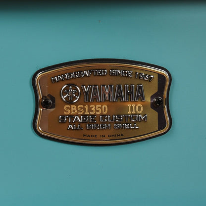 Yamaha Stage Custom Hip 10/13/20/5x13 4pc. Drum Kit Matte Surf Green Drums and Percussion / Acoustic Drums / Full Acoustic Kits