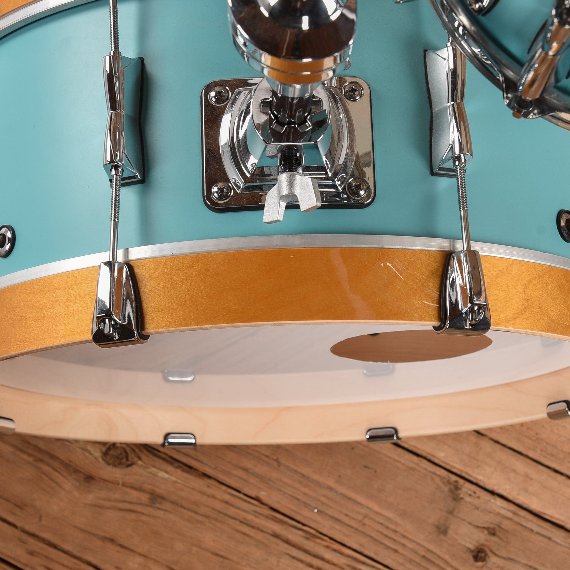 Yamaha Stage Custom Hip 10/13/20/5x13 4pc. Drum Kit Matte Surf Green Drums and Percussion / Acoustic Drums / Full Acoustic Kits