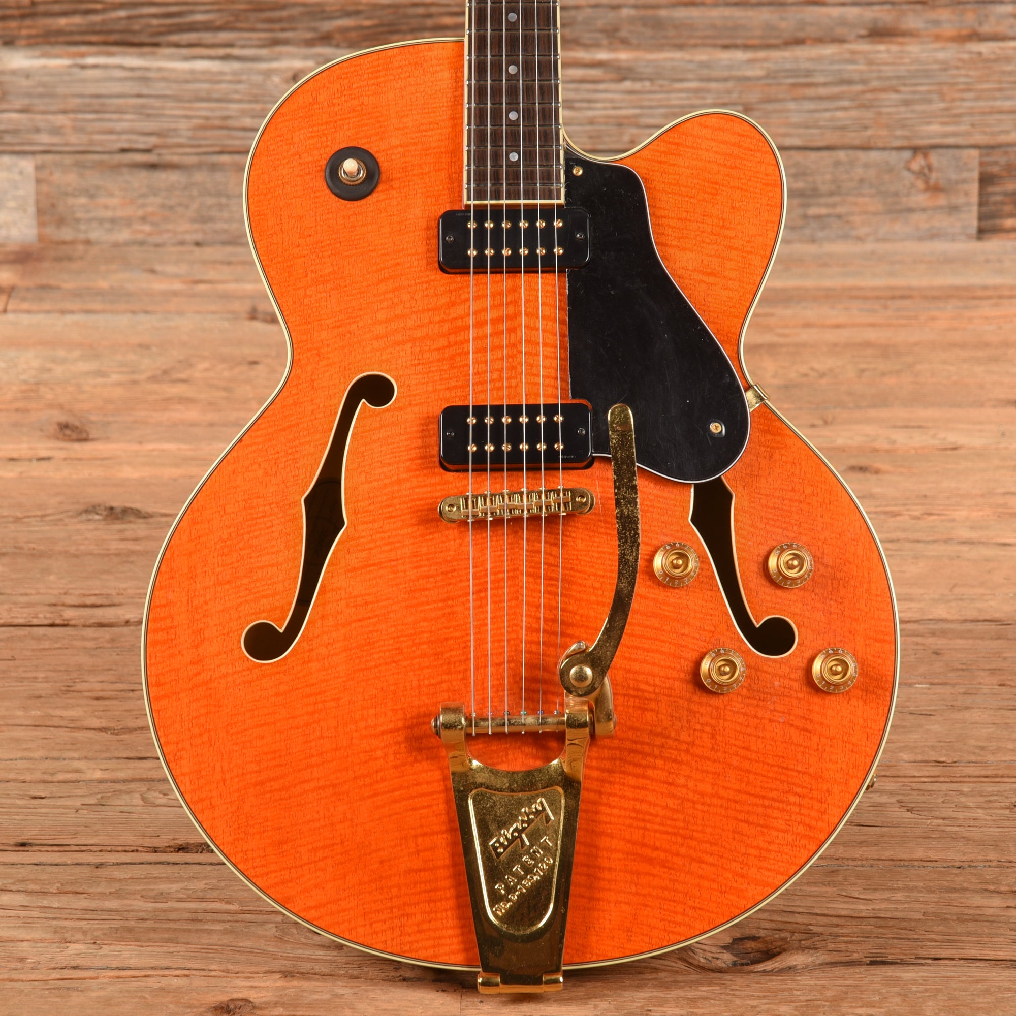 Yamaha AES-1500B Orange Electric Guitars / Semi-Hollow