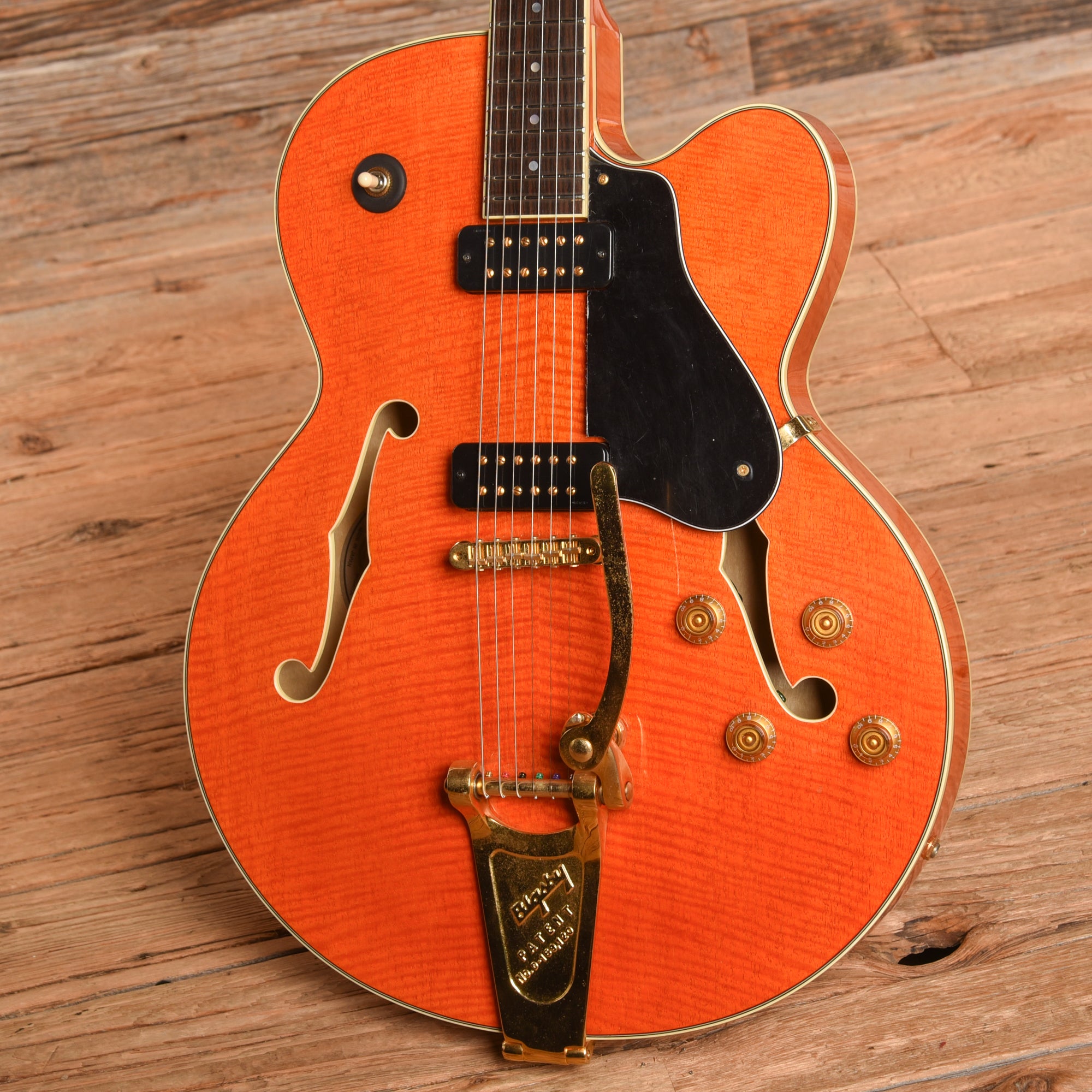 Yamaha AES-1500B Orange Electric Guitars / Semi-Hollow