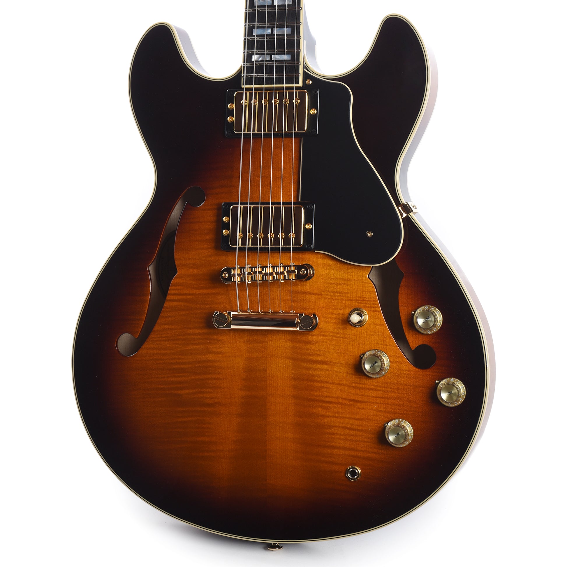 Yamaha SA2200 Semi-Hollow Electric Brown Sunburst Guitar Electric Guitars / Semi-Hollow