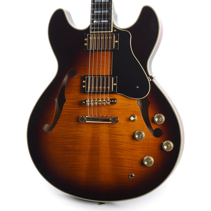 Yamaha SA2200 Semi-Hollow Electric Brown Sunburst Guitar Electric Guitars / Semi-Hollow