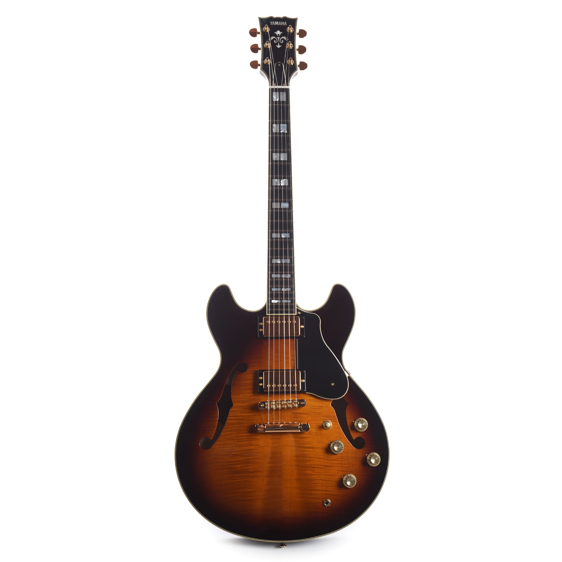 Yamaha SA2200 Semi-Hollow Electric Brown Sunburst Guitar Electric Guitars / Semi-Hollow