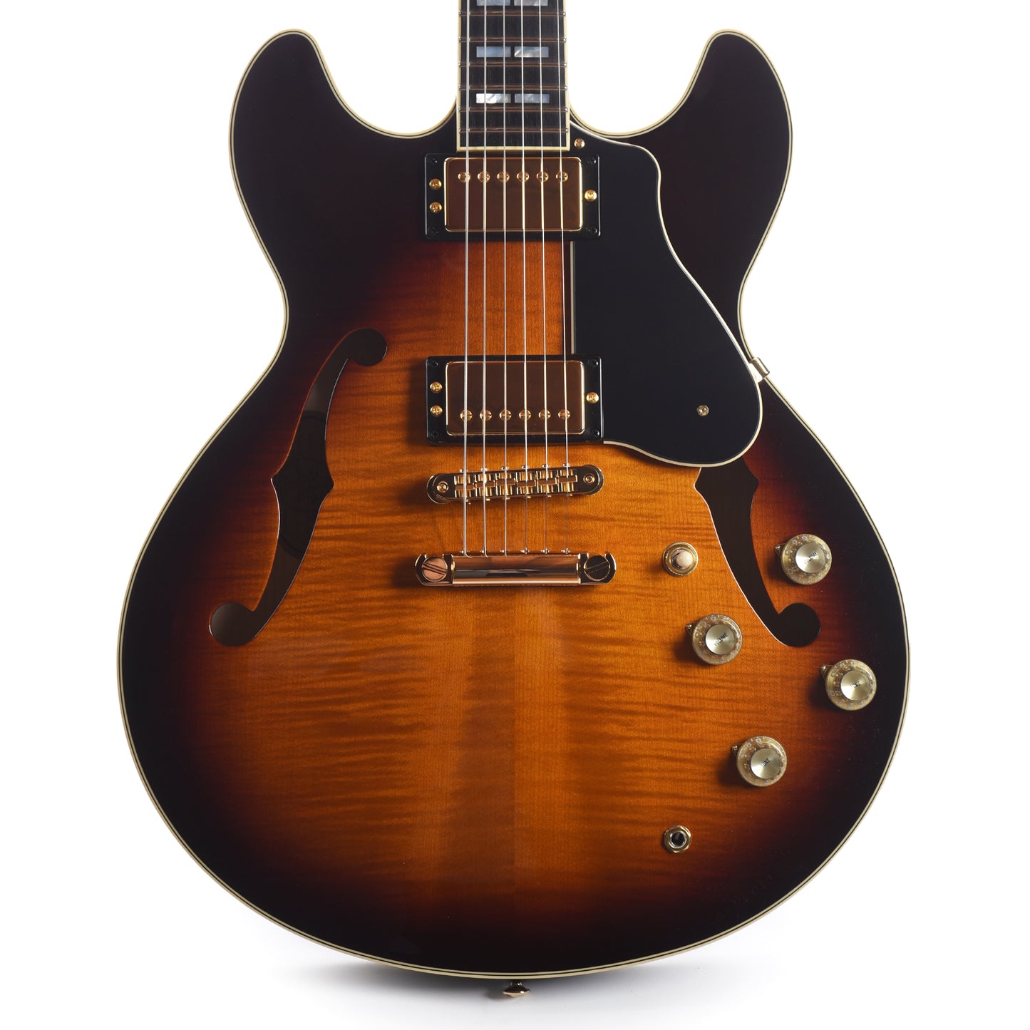 Yamaha SA2200 Semi-Hollow Electric Brown Sunburst Guitar Electric Guitars / Semi-Hollow