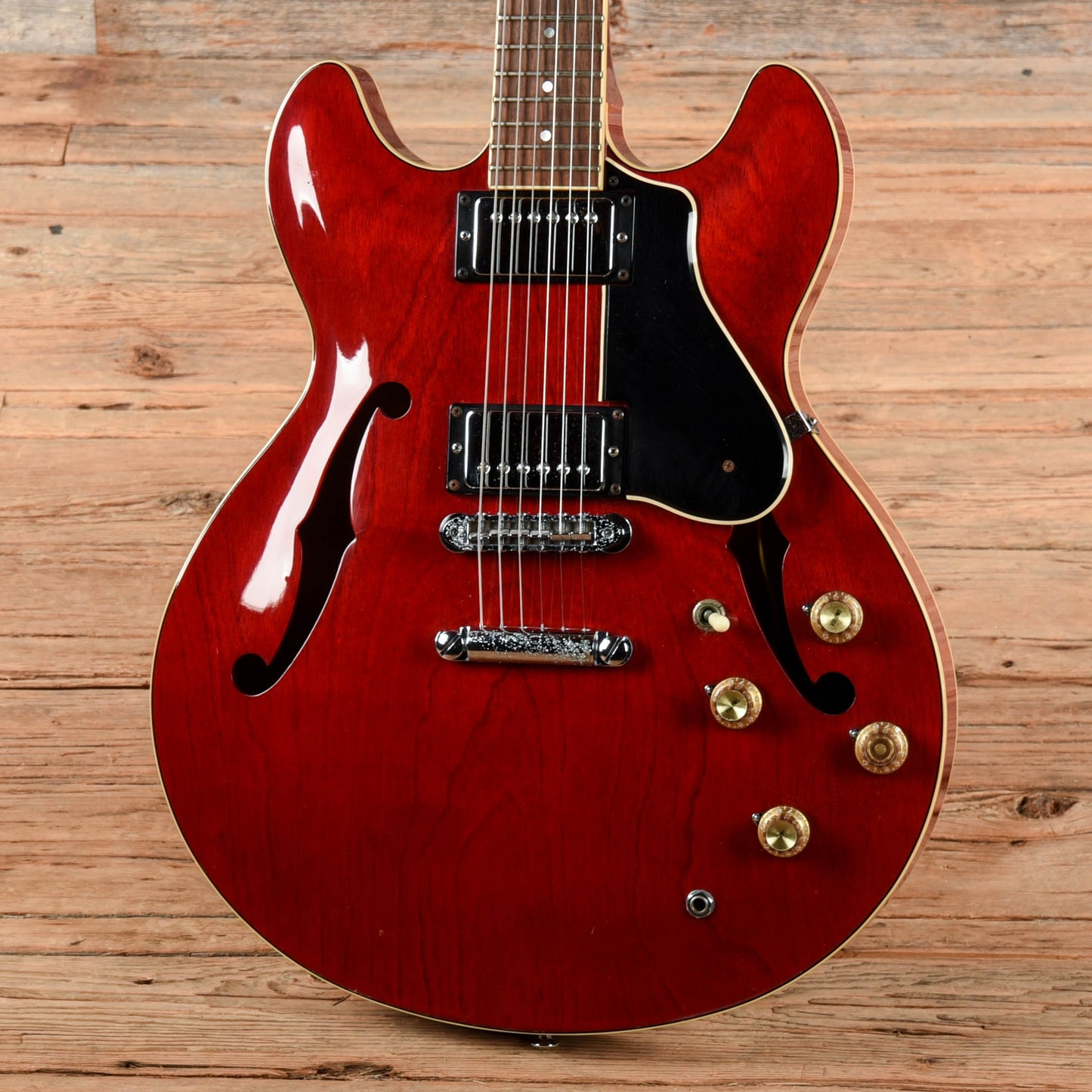 Yamaha SA700 Cherry Electric Guitars / Semi-Hollow
