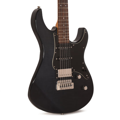 Yamaha 612 VII FM Limited Edition Pacifica Trans Black Electric Guitars / Solid Body