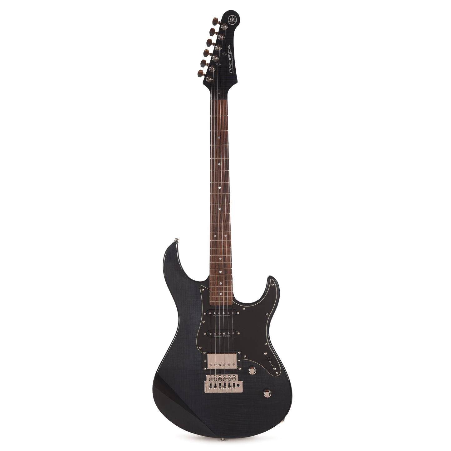 Yamaha 612 VII FM Limited Edition Pacifica Trans Black Electric Guitars / Solid Body