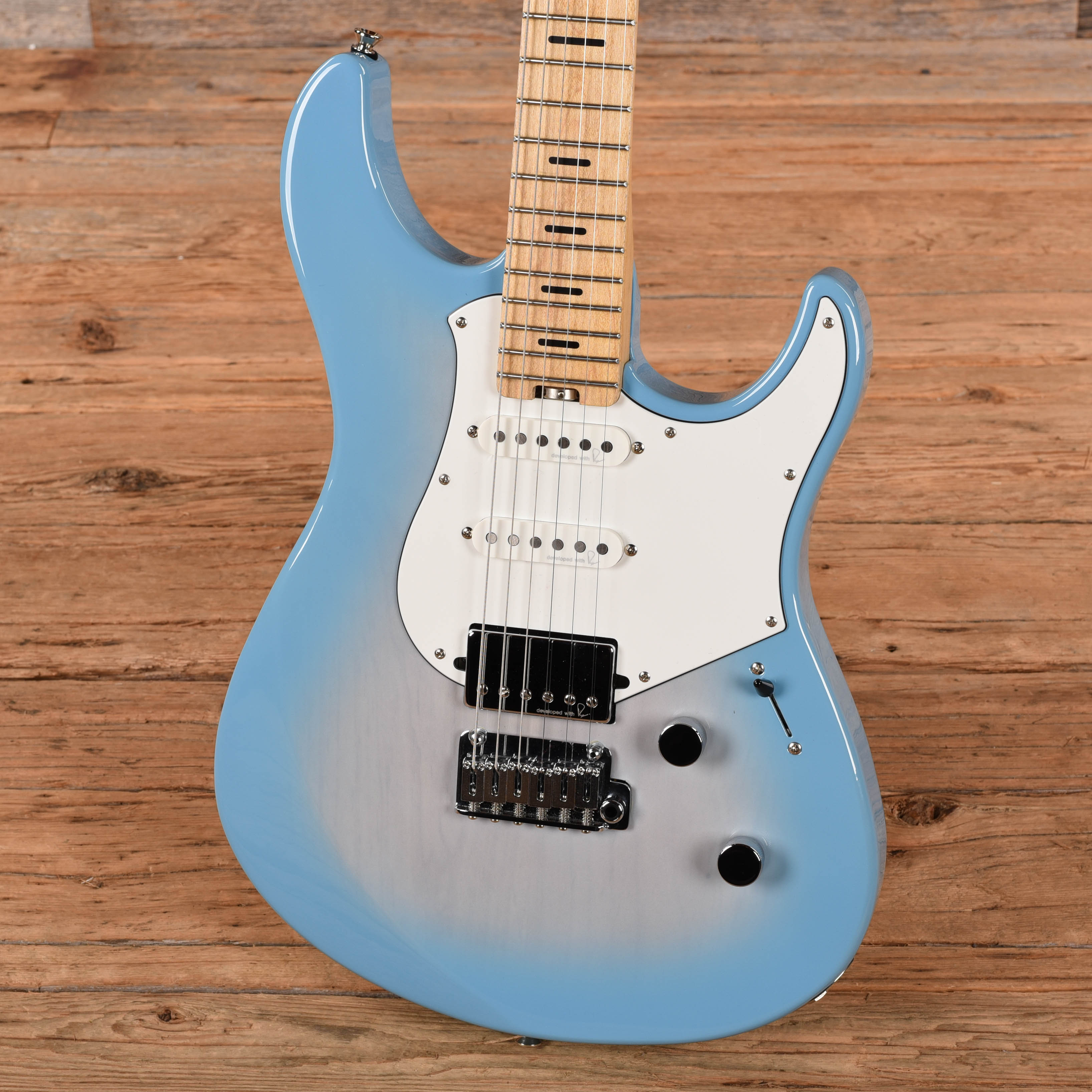 Yamaha PACP12 Pacifica Professional Blue Beach Burst 2025 Electric Guitars