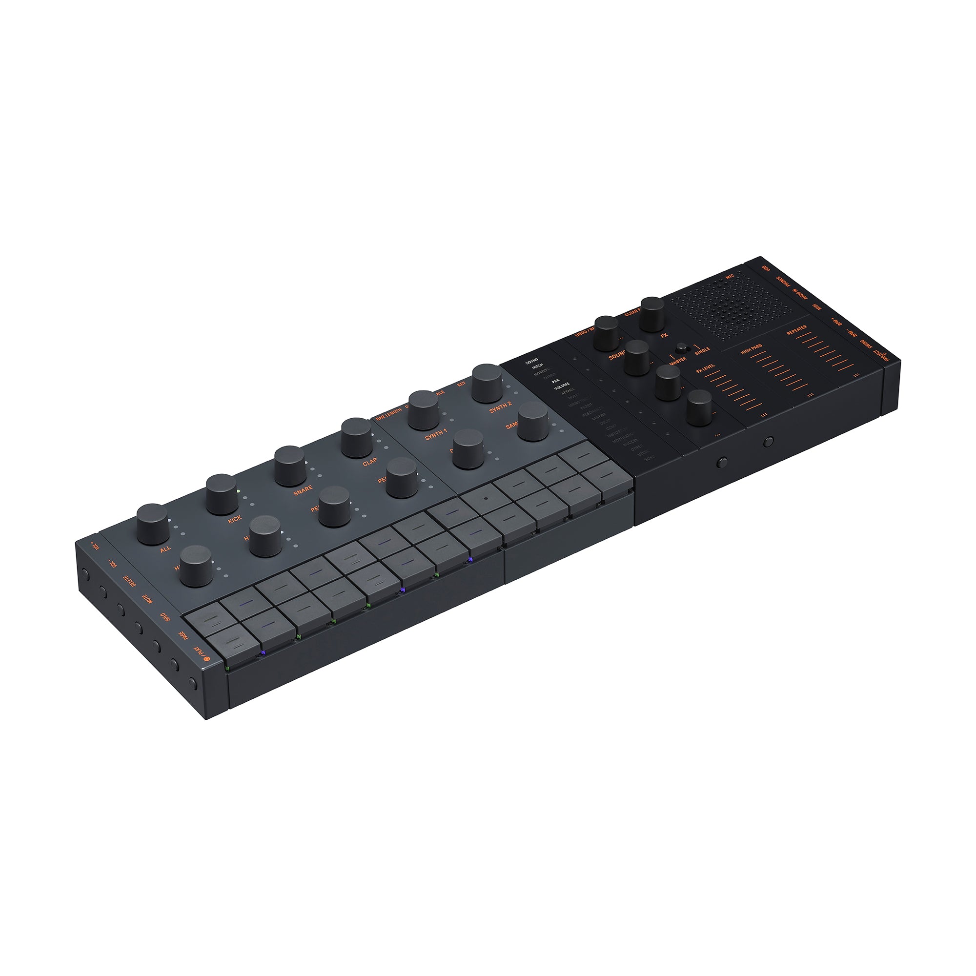 Yamaha SEQTRAK Black and Orange Portable Synthesizer & Production Studio Keyboards and Synths / Synths / Digital Synths