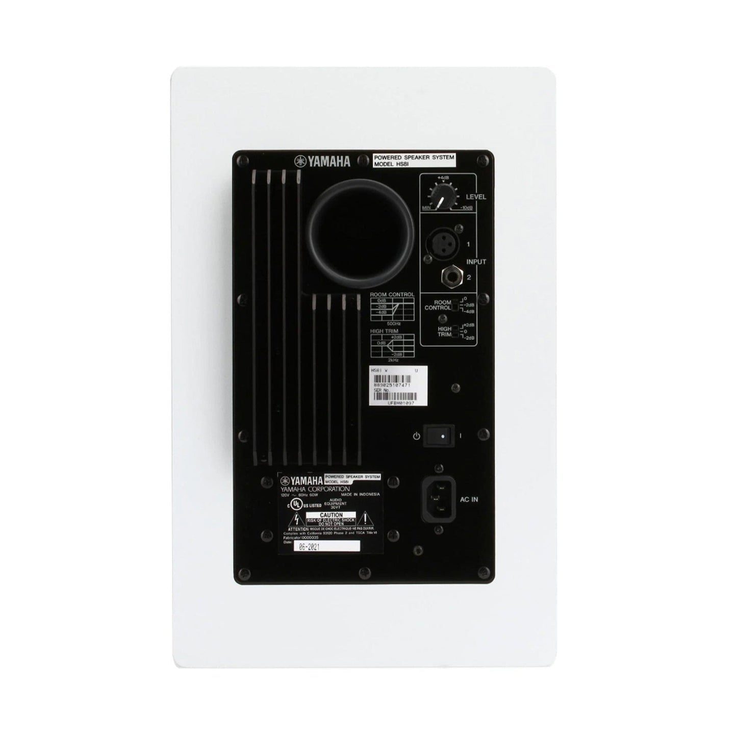 Yamaha HS8i 8" Bi-amplified Studio Monitor White Pro Audio / Speakers / Studio Monitors