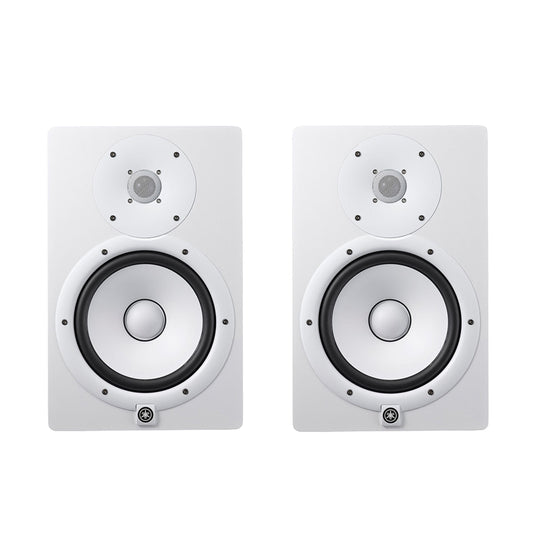 Yamaha HS8i 8" Bi-amplified Studio Monitor White Pair Bundle Pro Audio / Speakers / Studio Monitors