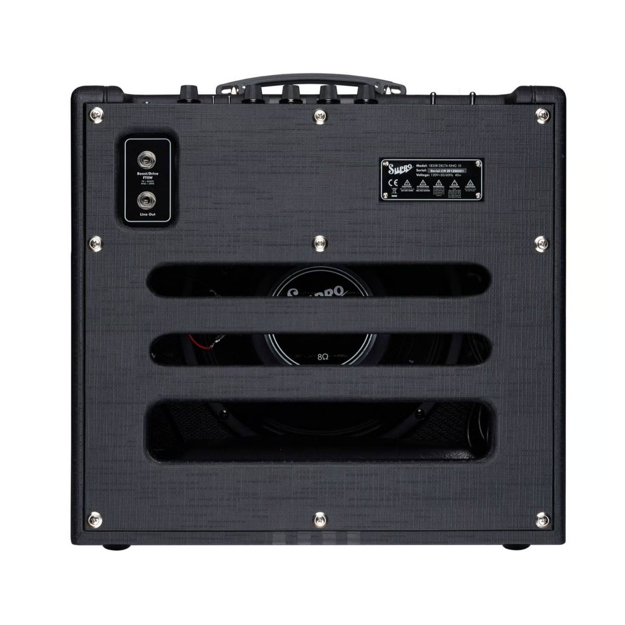 Supro Delta King 10 5W 1x10 Guitar Combo Amp w/ Reverb Black & Black