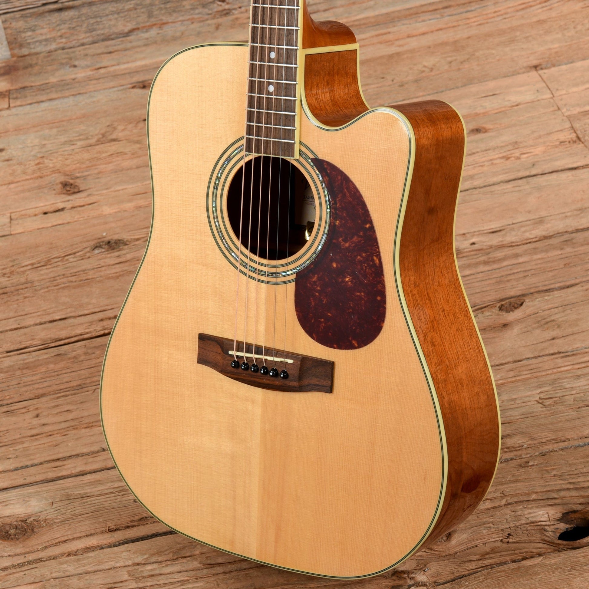 Zager ZAD 50CE Natural Acoustic Guitars / Dreadnought