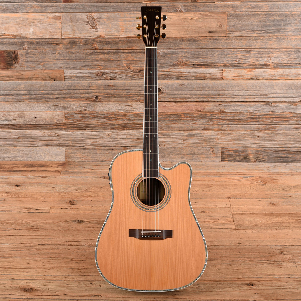Zager ZAD-80CE/N Natural 2023 Acoustic Guitars