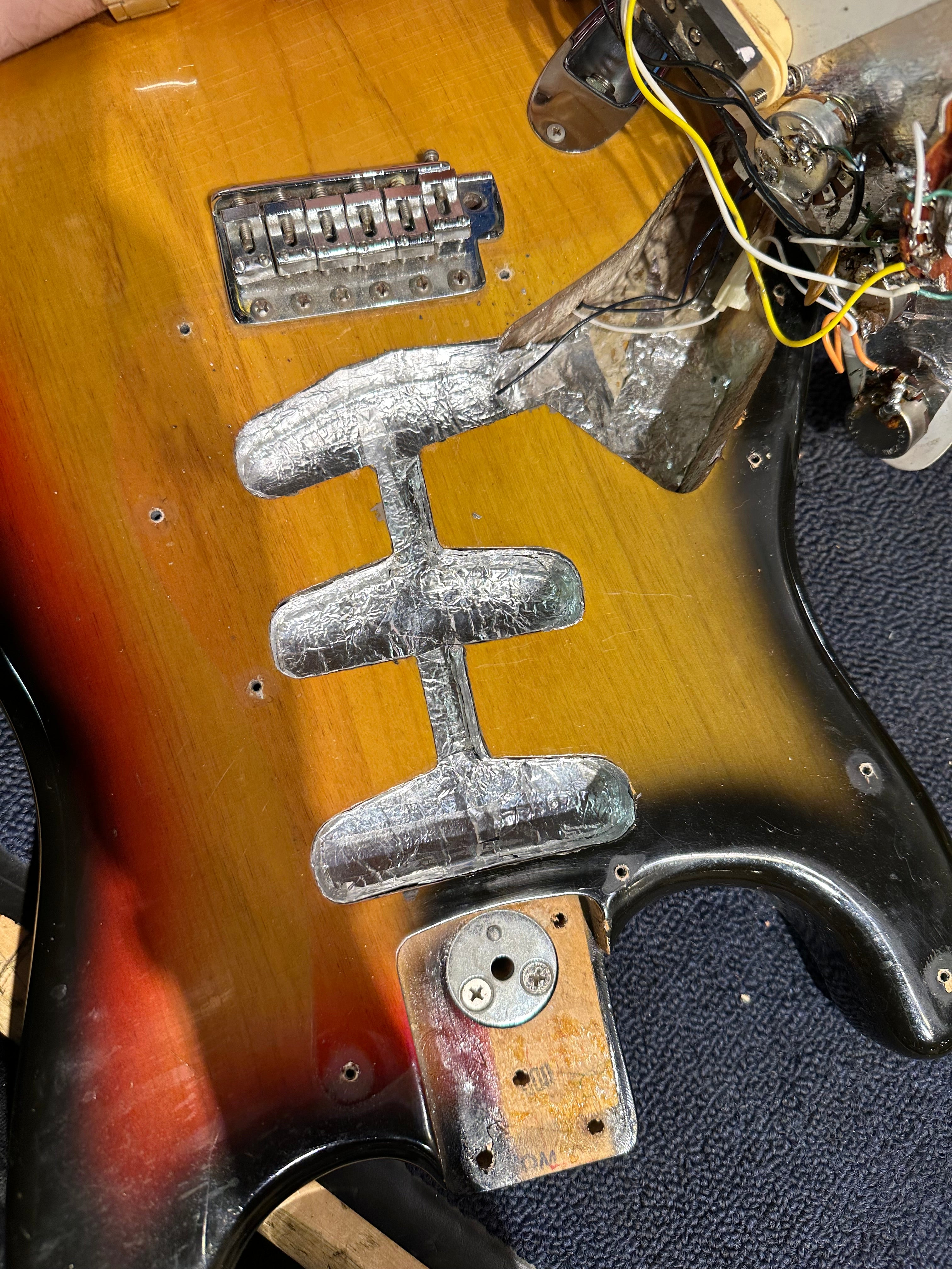 Fender Stratocaster Sunburst 1973 LEFTY