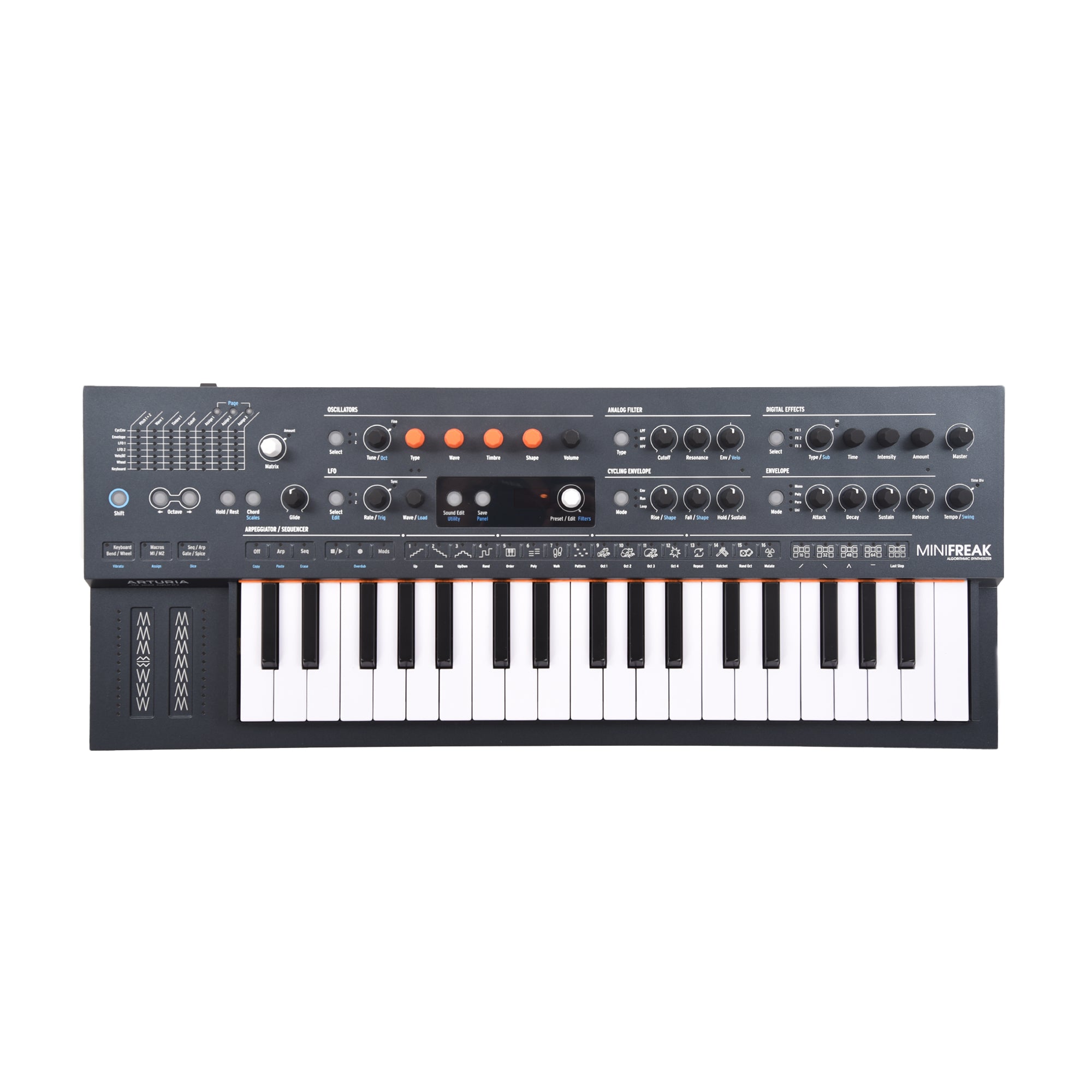 Arturia MiniFreak Polyphonic Hybrid Keyboard Synthesizer