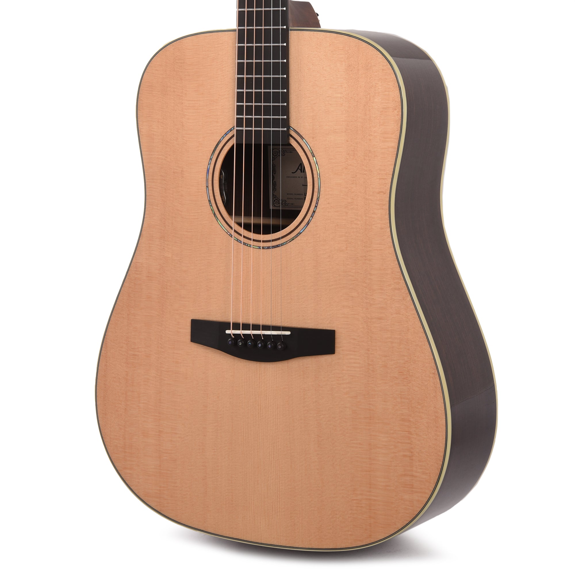 Alvarez LD70e Laureate Dreadnought AAAA Solid North American Sitka/Solid East Indian Rosewood Natural