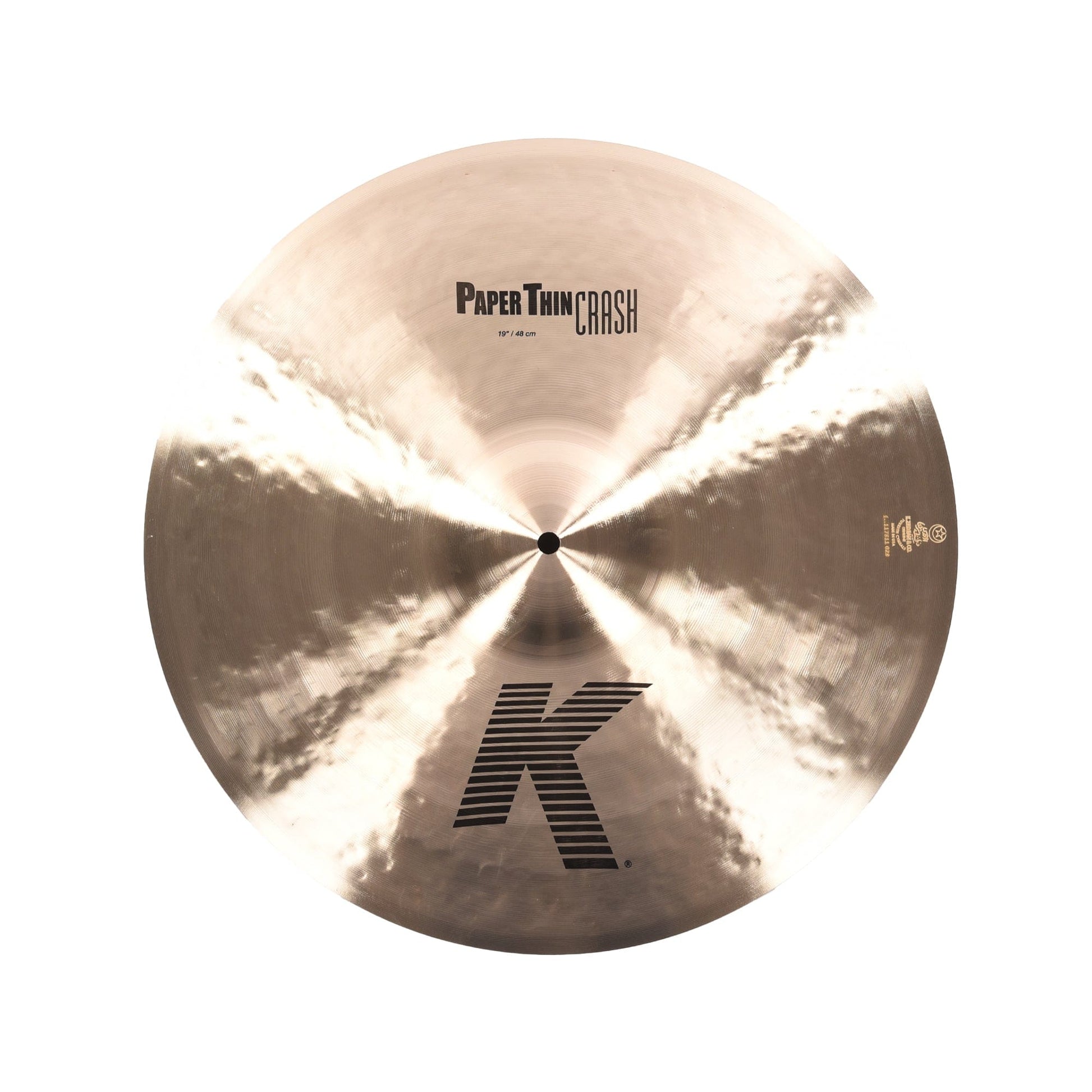 Zildjian 19" K Dark Paper Thin Crash Cymbal Drums and Percussion / Cymbals / Crash