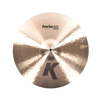 Zildjian 20" K Dark Paper Thin Crash Cymbal Drums and Percussion / Cymbals / Crash