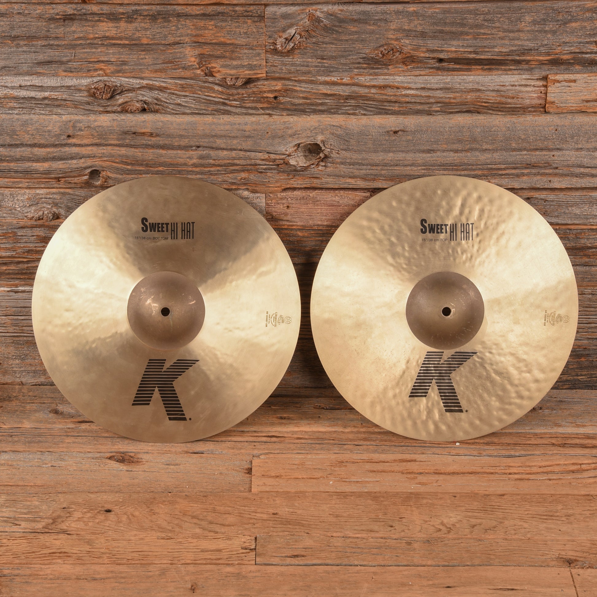 Zildjian 15" K Sweet Hi-Hat Pair Drums and Percussion / Cymbals / Hi-Hats