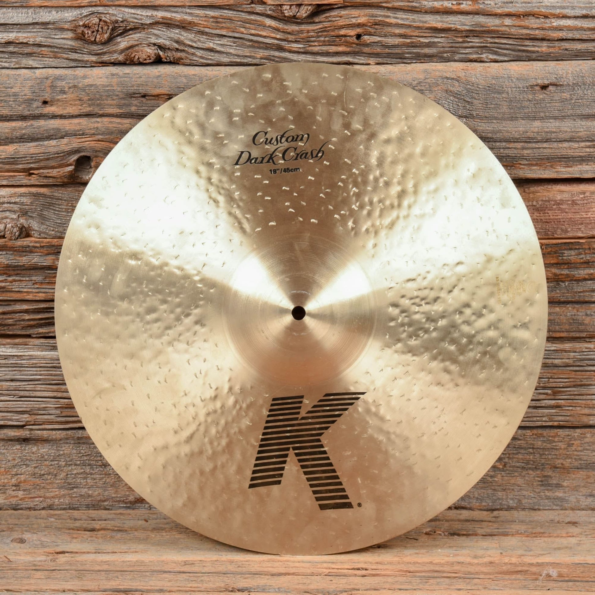 Zildjian 18" K Custom Dark Crash Cymbal USED Drums and Percussion