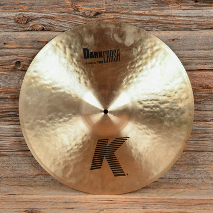 Zildjian 19" K Dark Thin Crash USED Drums and Percussion