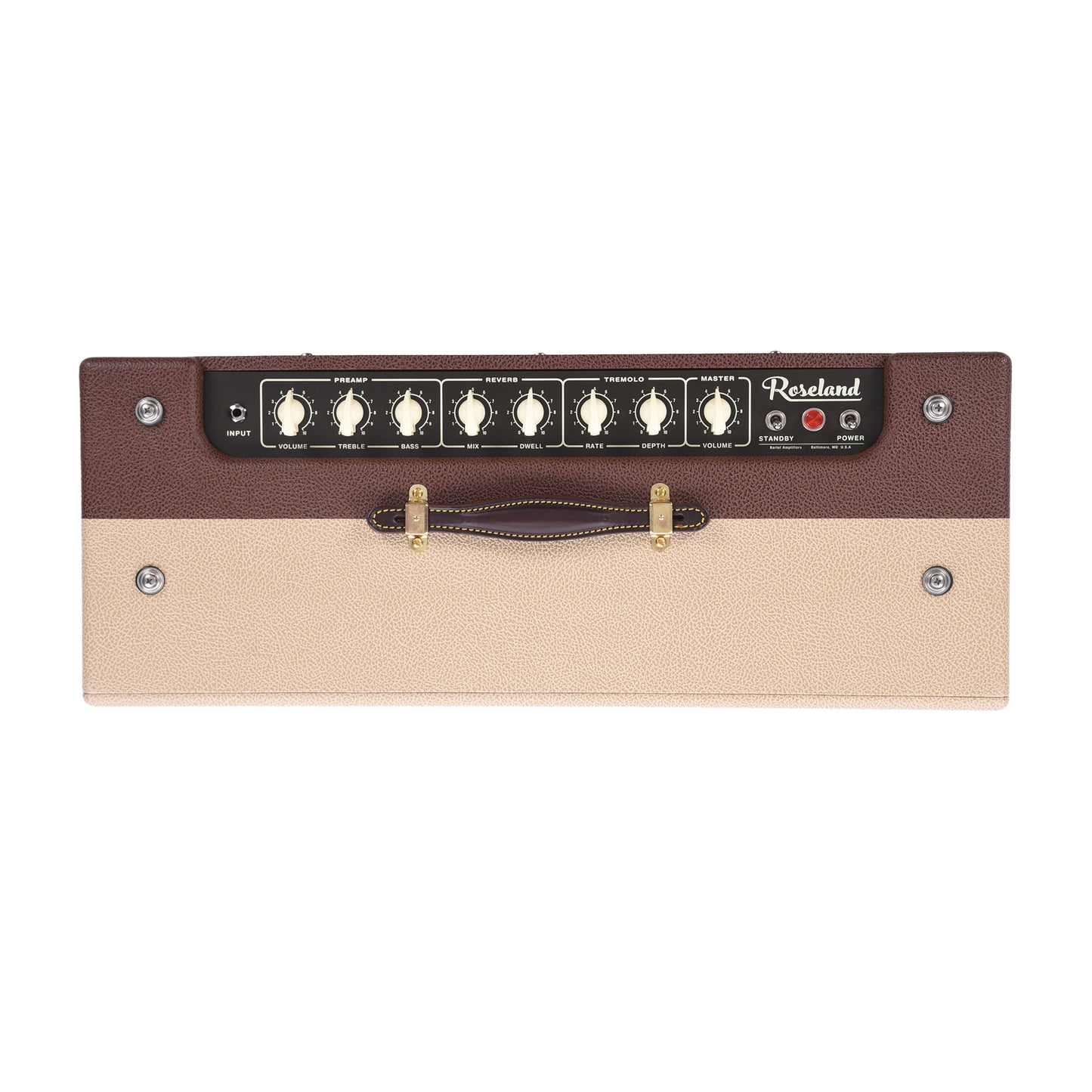 Bartel Roseland 45w Head Ivory/Brown Tolex w/Reverb & Tremolo