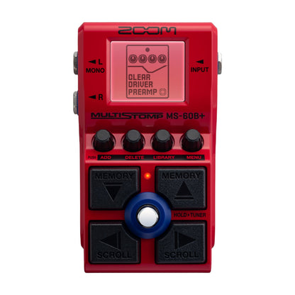 Zoom MS-60B+ Multistomp Bass Pedal Effects and Pedals / Bass Pedals