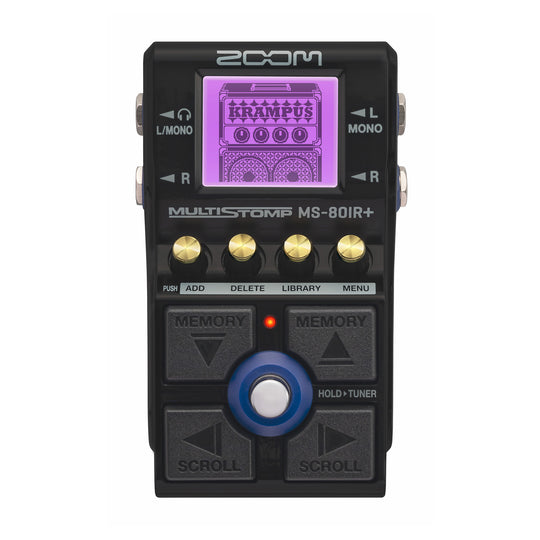 Zoom MS-80IR+ MultiStomp Guitar IR Pedal Effects and Pedals / Cabinet Simulators
