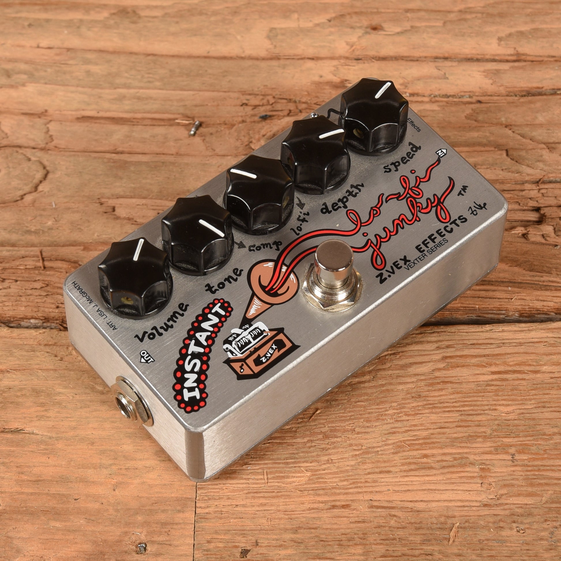 ZVex Instant Lo-fi Junky Vexter Chorus/Vibrato Effects and Pedals / Chorus and Vibrato