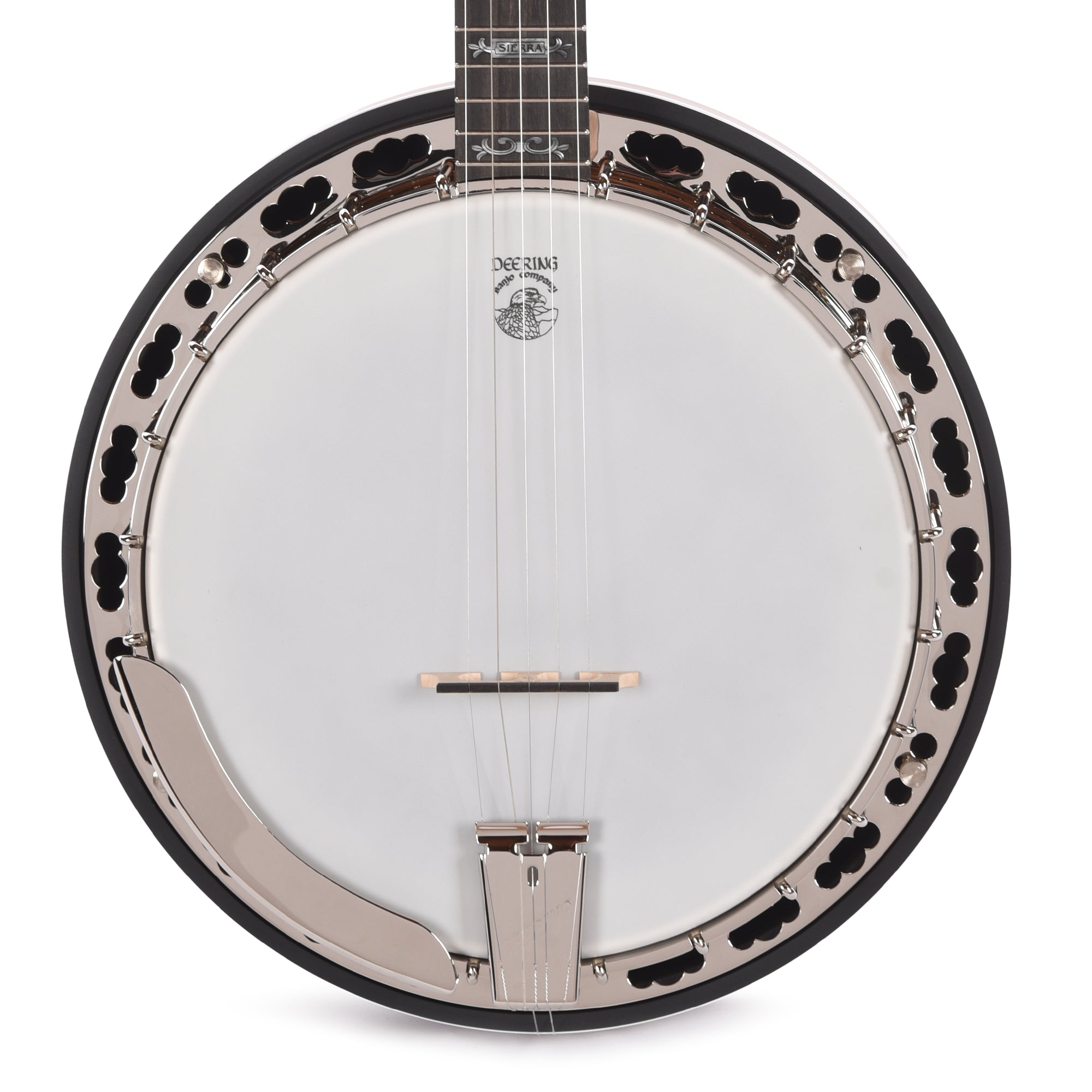 Deering Sierra 5-String Banjo with Resonator Brown Mahogany