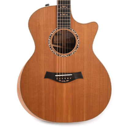 Taylor Custom "The Catch" NAMM 2024 #11 C14ce Grand Auditorium Western Red Cedar/Grafted Walnut Aged Toner Top Light Shaded Edgeburst Body