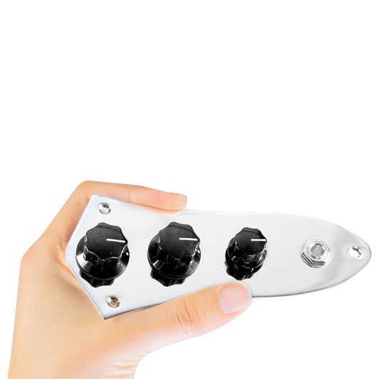 920D Custom JB-C Upgraded Replacement Wiring Control Plate For Fender Jazz Bass Parts / Knobs