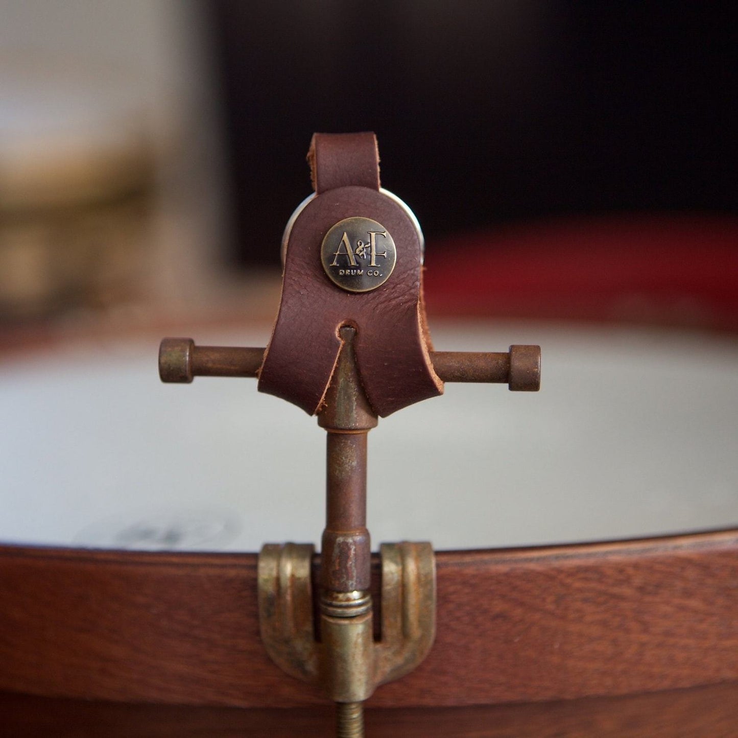 A&F Drum Co. Raw Drum Key w/Leather Holster Accessories / Tools