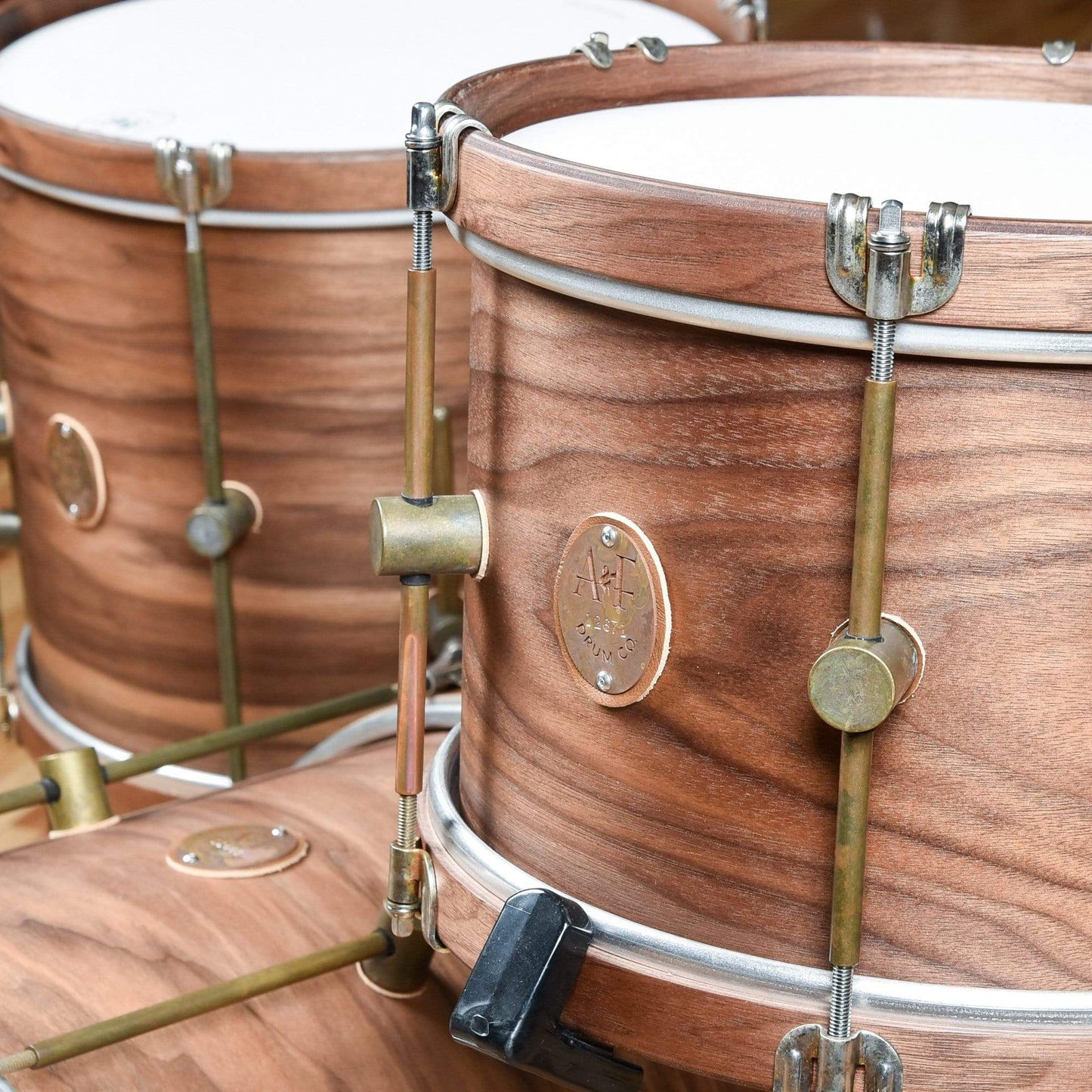 A&F Drum Co. 12/14/18 3pc. Walnut Club Drum Kit Drums and Percussion / Acoustic Drums / Full Acoustic Kits