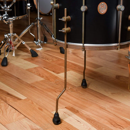 A&F Drum Co. 13/16/26 3pc. Mahogany Club Drum Kit Black Drums and Percussion / Acoustic Drums / Full Acoustic Kits