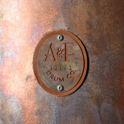A&F Drum Co. 13/18/24 3pc. Copper Drum Kit w/Copper Hoops Drums and Percussion / Acoustic Drums / Full Acoustic Kits