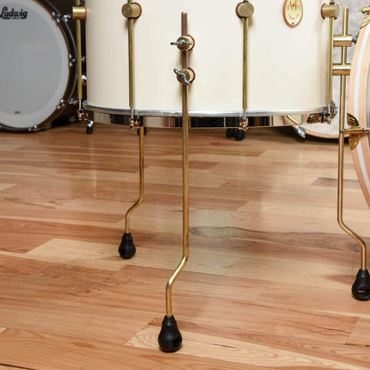 A&F Drum Co. 14/18/26 3pc. Maple Club Drum Kit Antique White 1901 Limited Edition Drums and Percussion / Acoustic Drums / Full Acoustic Kits