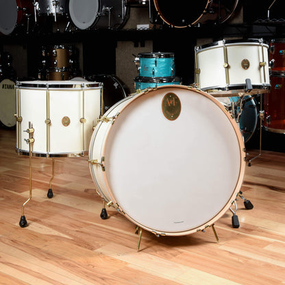 A&F Drum Co. 14/18/26 3pc. Maple Club Drum Kit Antique White 1901 Limited Edition Drums and Percussion / Acoustic Drums / Full Acoustic Kits