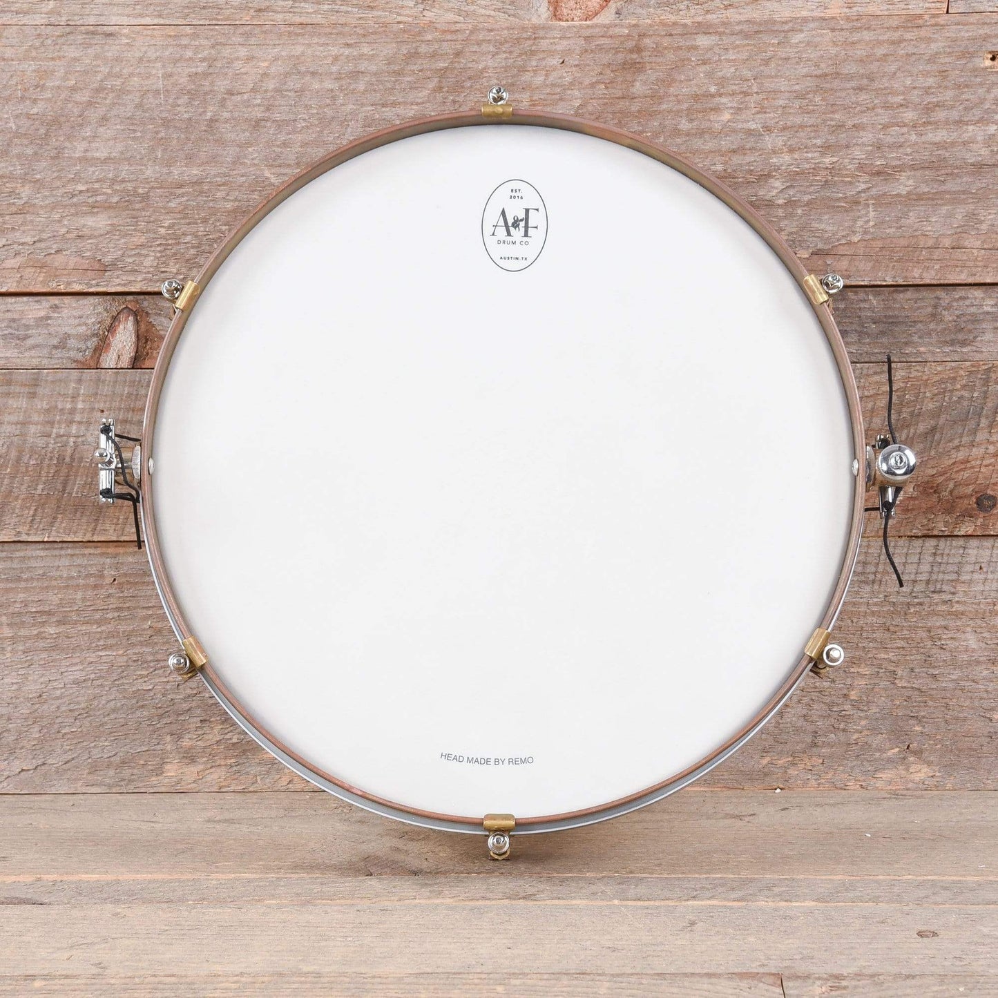 A&F Drum Co. 1.75x14 Pancake Raw Brass Snare Drum Drums and Percussion / Acoustic Drums / Snare
